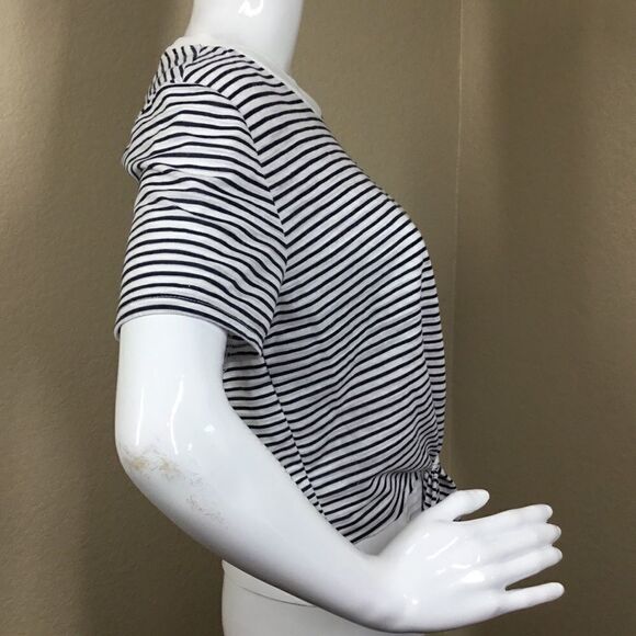 Topshop Mock Tie Front Crop Top C6 - Picture 2 of 5